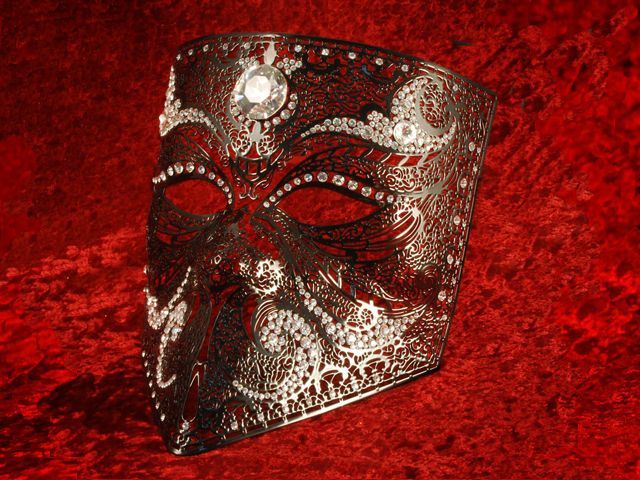 ベネチアンマスクBauta Ducale Black