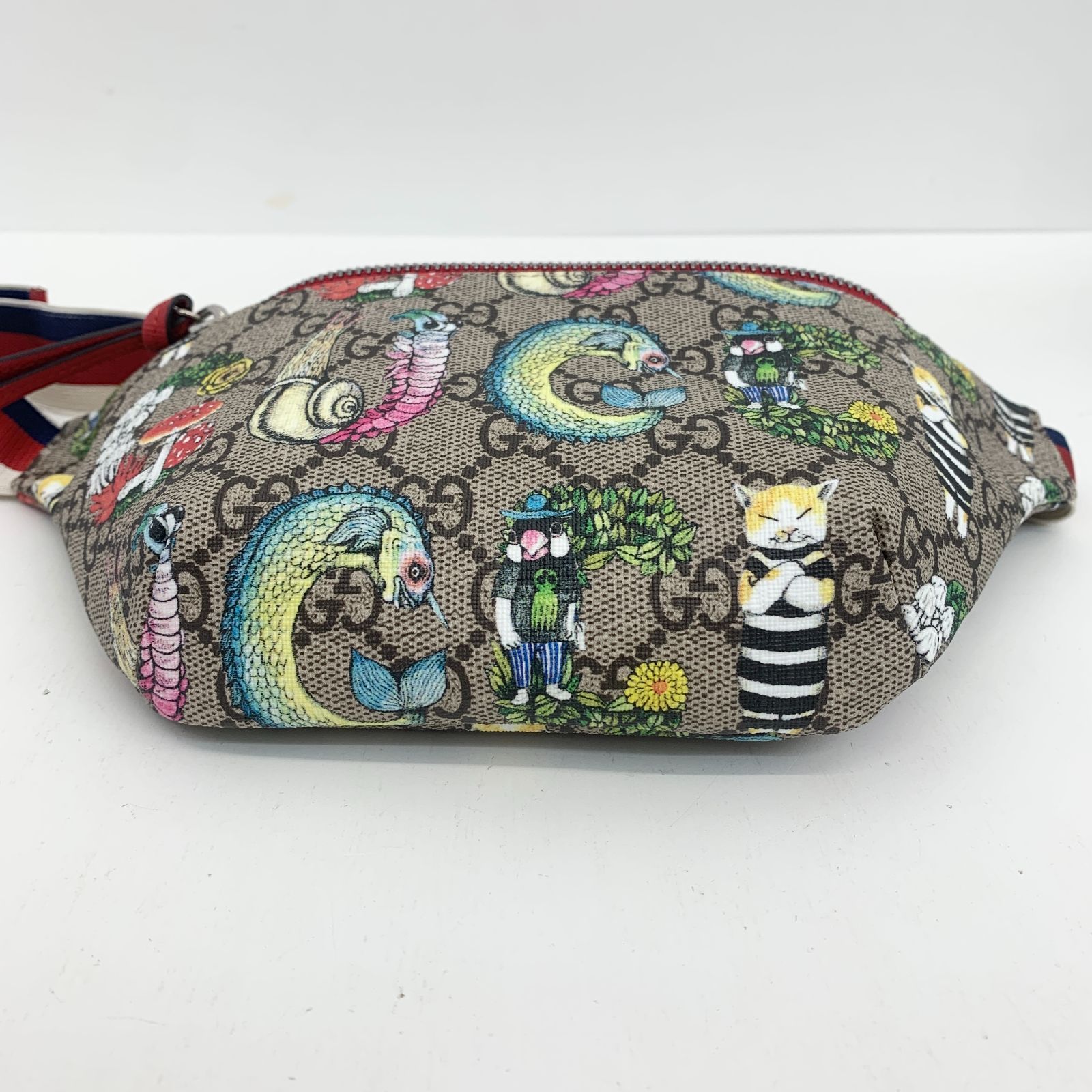 未使用 GUCCI グッチ チルドレンズ GGスプリーム ベルトバッグ