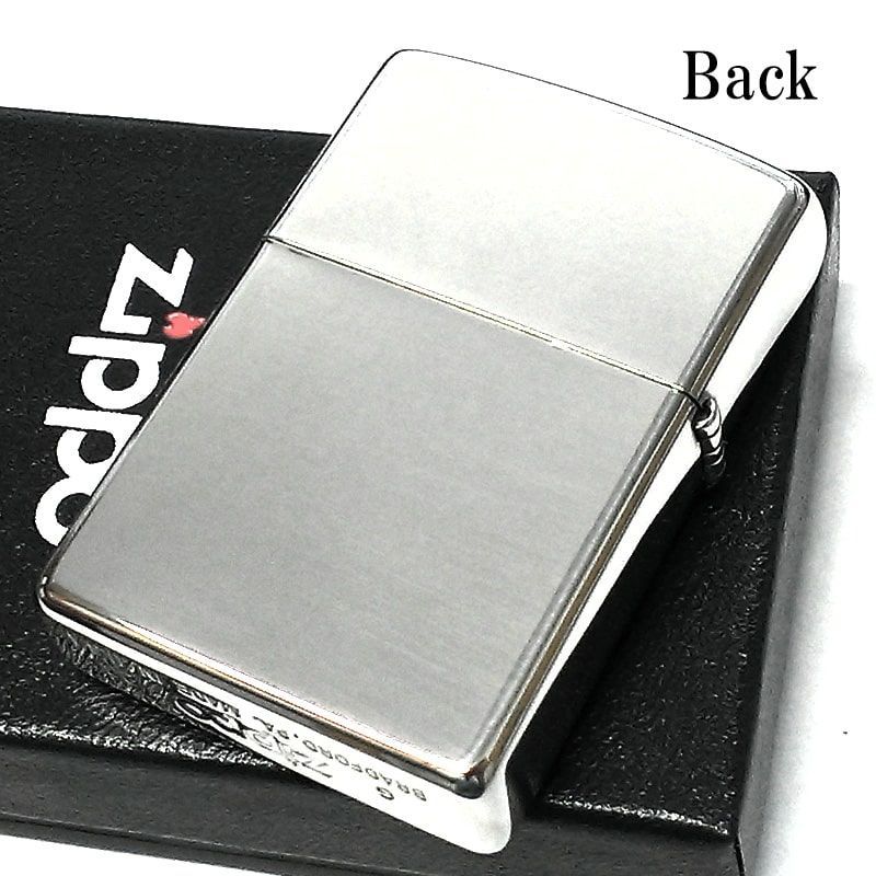 ZIPPO ライター ドラゴン ジッポ 龍 2面連続加工 シルバー 和柄