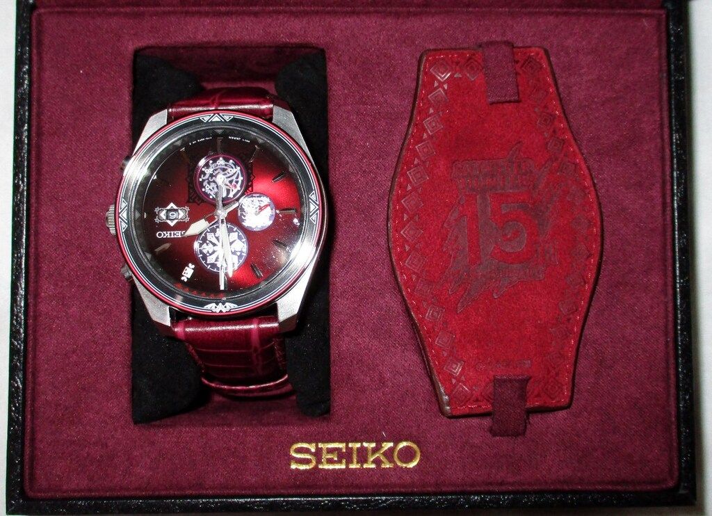 SEIKO モンスターハンター リオレウス 15周年 記念 モデル 腕時計 楽天市場】腕時計 モンスターハンター15周年コラボ リオレウス