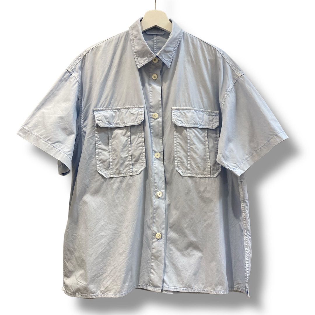 未使用　Spick and Span ガーメントダイサファリシャツ Spick & Span - 未使用 Spick and Span ガーメントダイサファリ