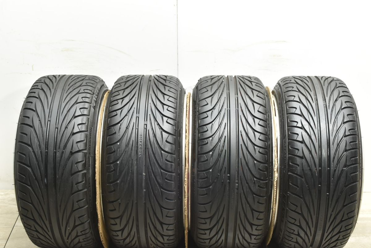 【超深リム バリ溝美品】WORK Seeker ワーク シーカー FX 17in 9.5J -9 PCD114.3 KENDA 215/40R17 ホンダ ヴェゼル 外し チューナーサイズ