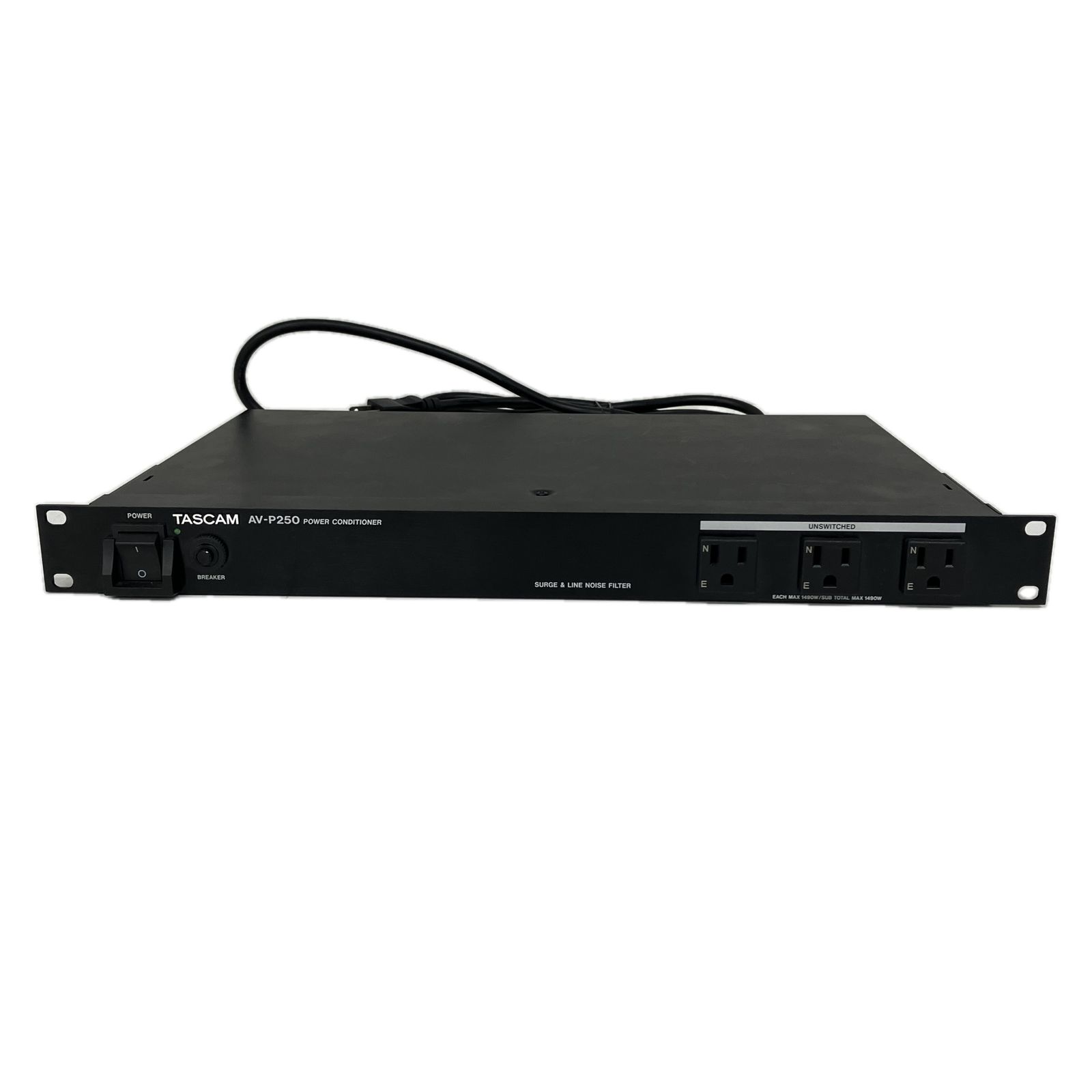TASCAM AV-P250 パワーディストリピューター タスカム 電源タップ モジュール タスカム S10424156
