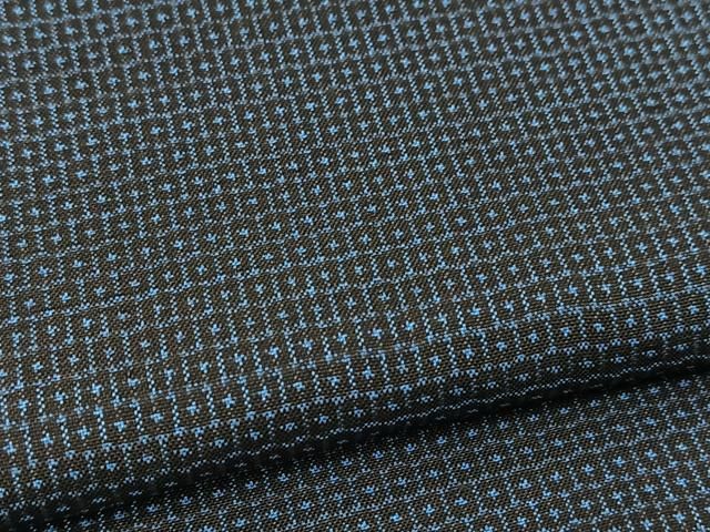 平和屋着物○男性 本場大島紬 アンサンブル 100亀甲 総詰め 羽裏：一