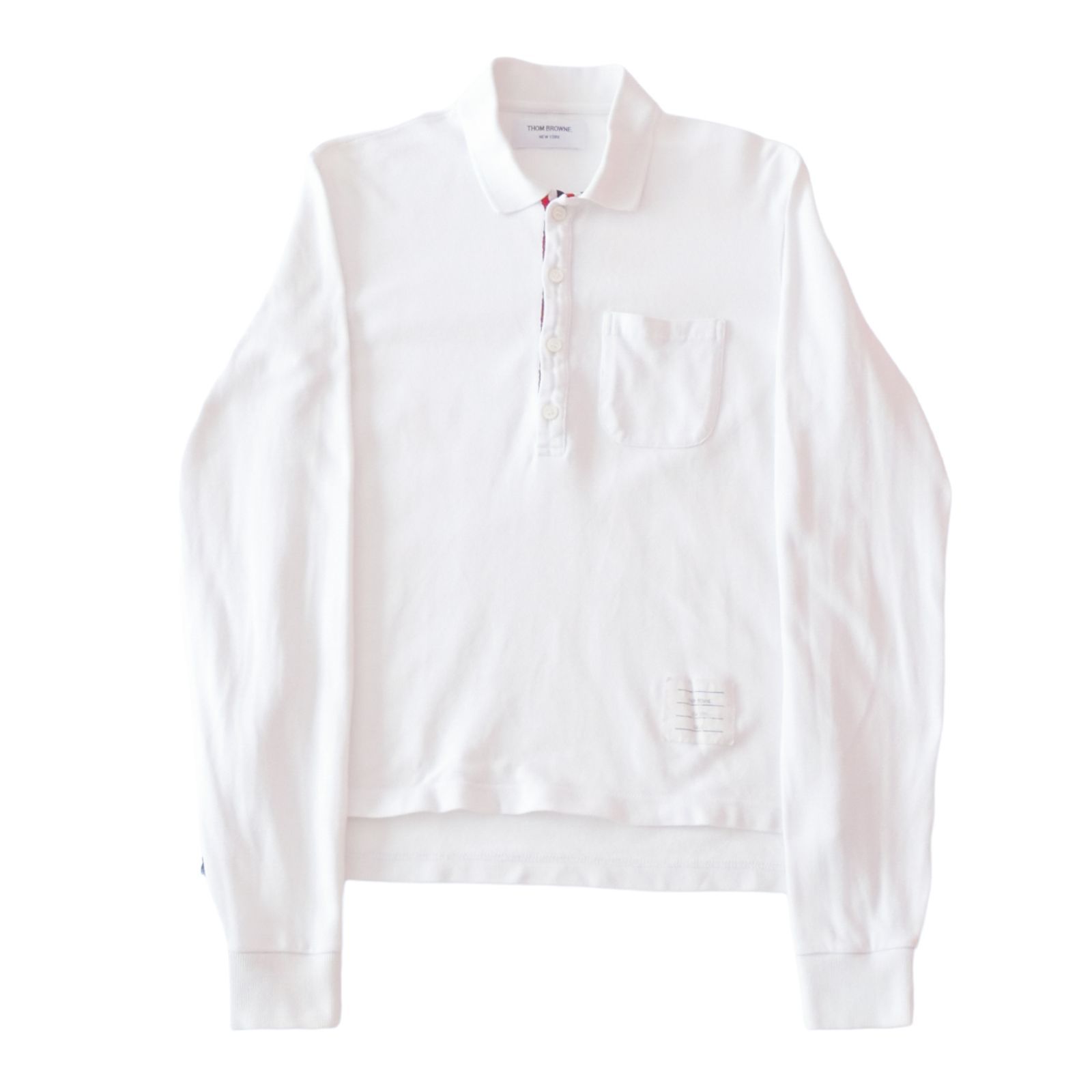 THOM BROWNE トムブラウン ポロシャツ 長袖 サイズ0 - メルカリ