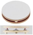 木製デコ回転台 白デコラ張 ３０cm WDK16030