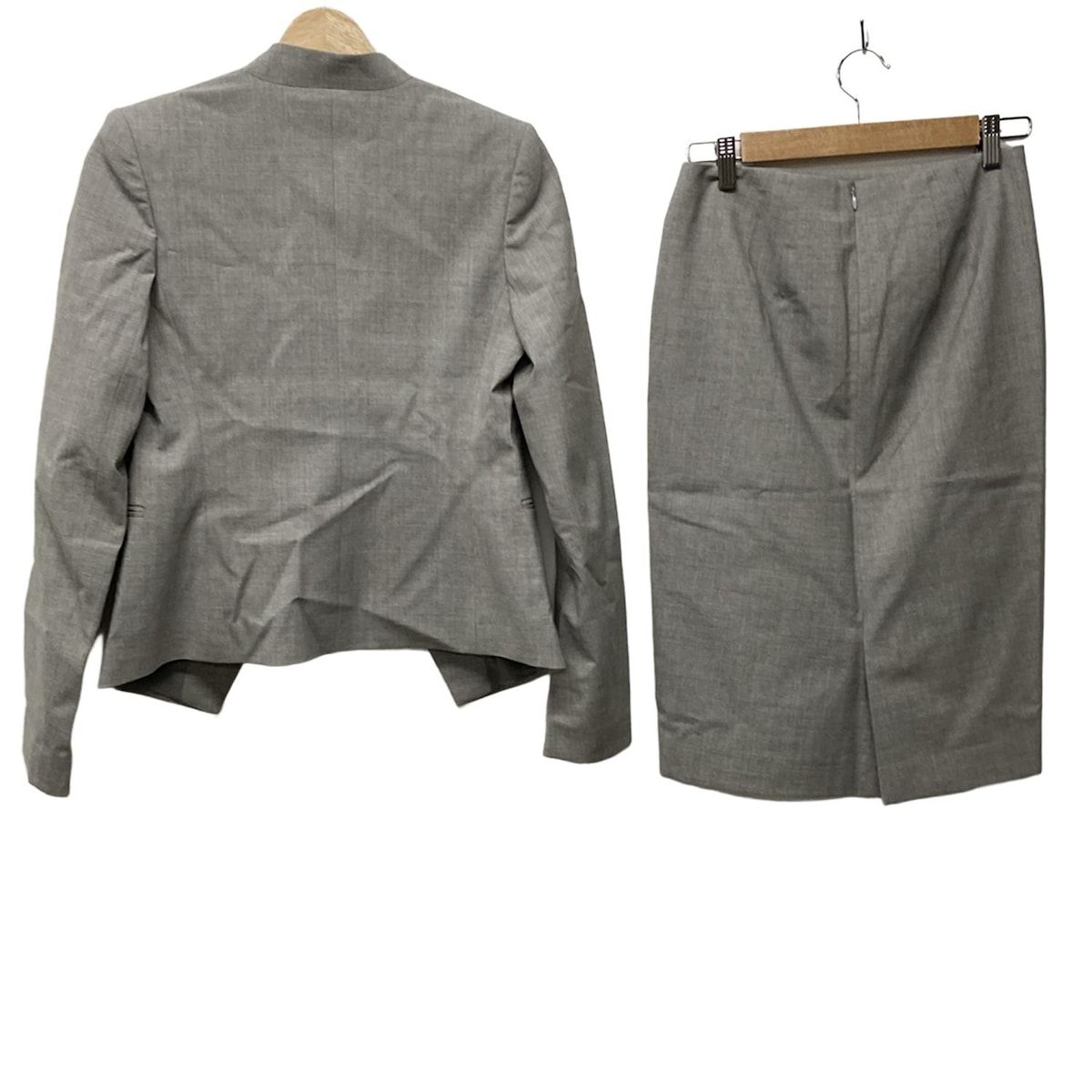 theory セオリー スカートスーツ レディース - ライトグレー