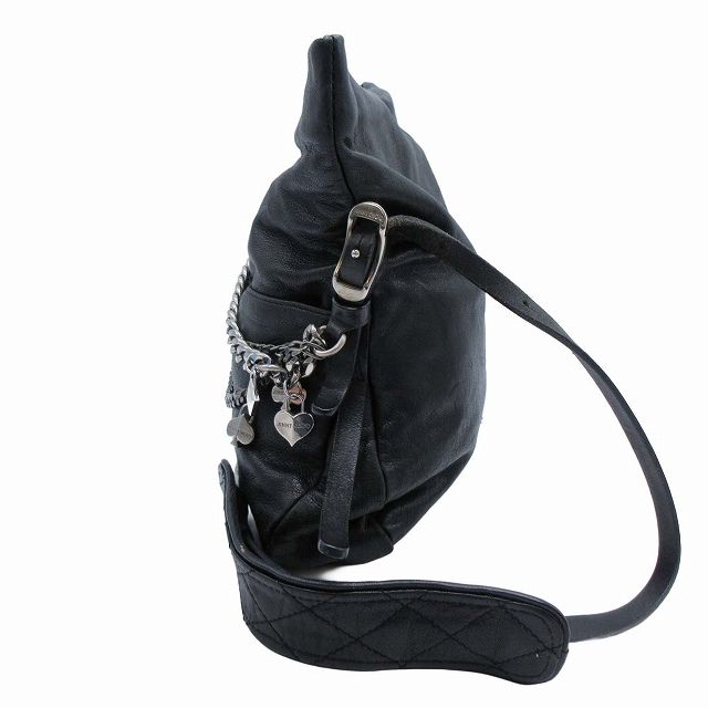 ジミーチュウ JIMMY CHOO BIKER バイカー 3連 チェーン ショルダバッグ