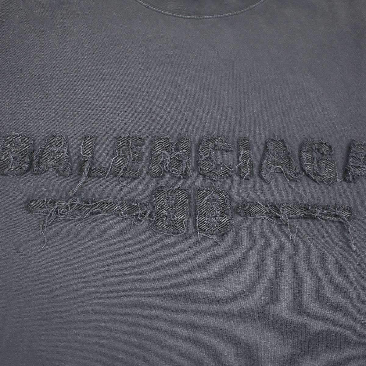 BALENCIAGA バレンシアガ 25SS Cropped Long Sleeve T-Shirt