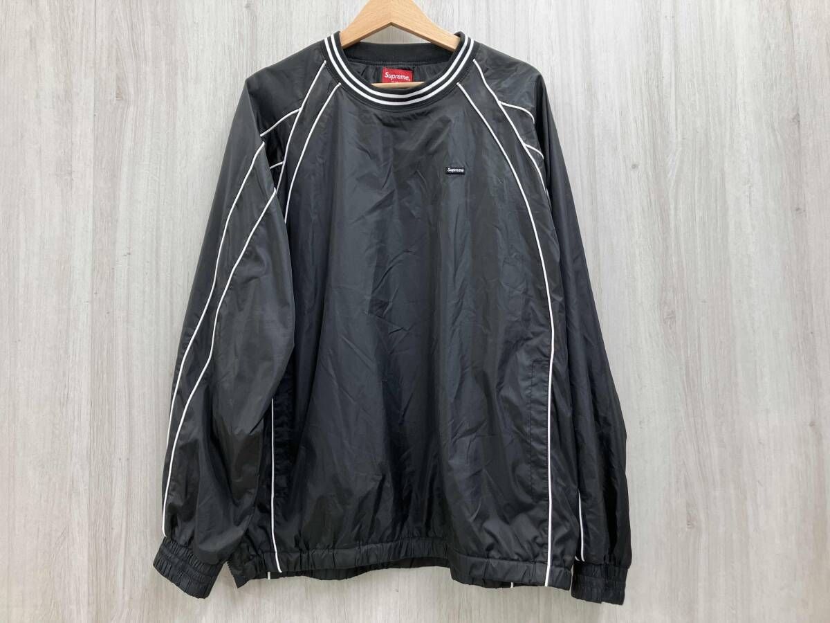 Supreme ワッペン付き ブラック Lサイズ 長袖カットソー シュプリーム