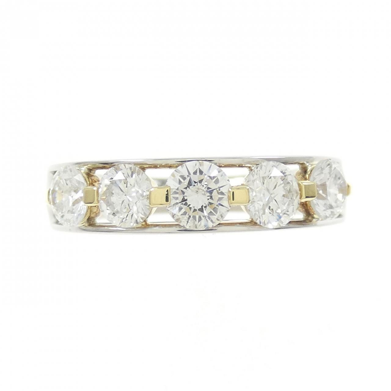 PT/K18YG ダイヤモンド リング 1.043CT - メルカリ