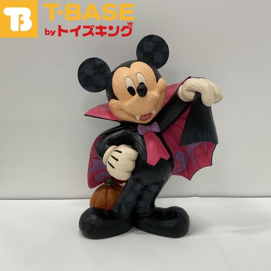 Disney ディズニー Jim Shore ジムショア ミッキー ハロウィン ハロウィーン ヴァンパイア ドラキュラ バンパイア 置物  ディズニトラディションズ ハンドペイント - メルカリ