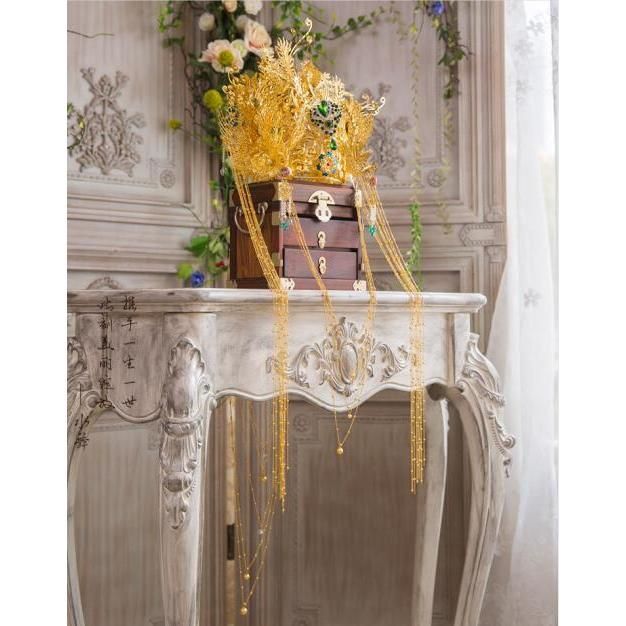 フリンジかんざしティアラ