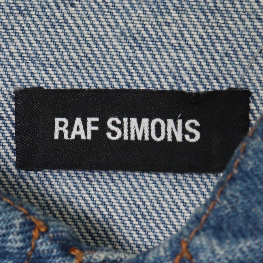 RAF SIMONS 赤パッチデニムジャケット Lサイズ