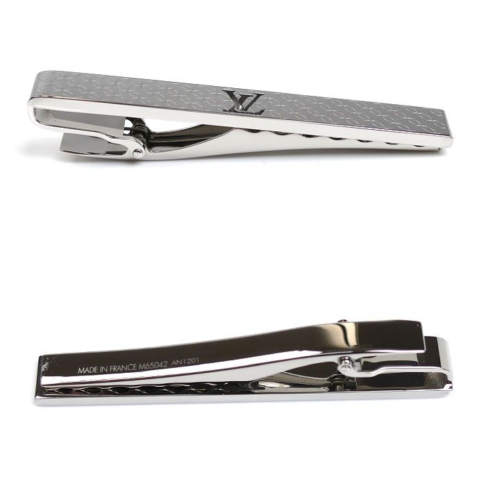 LOUIS VUITTON ルイ ヴィトン スチール パンスクラヴァットシャンゼリゼ タイピン M65042 AN1201 メンズ