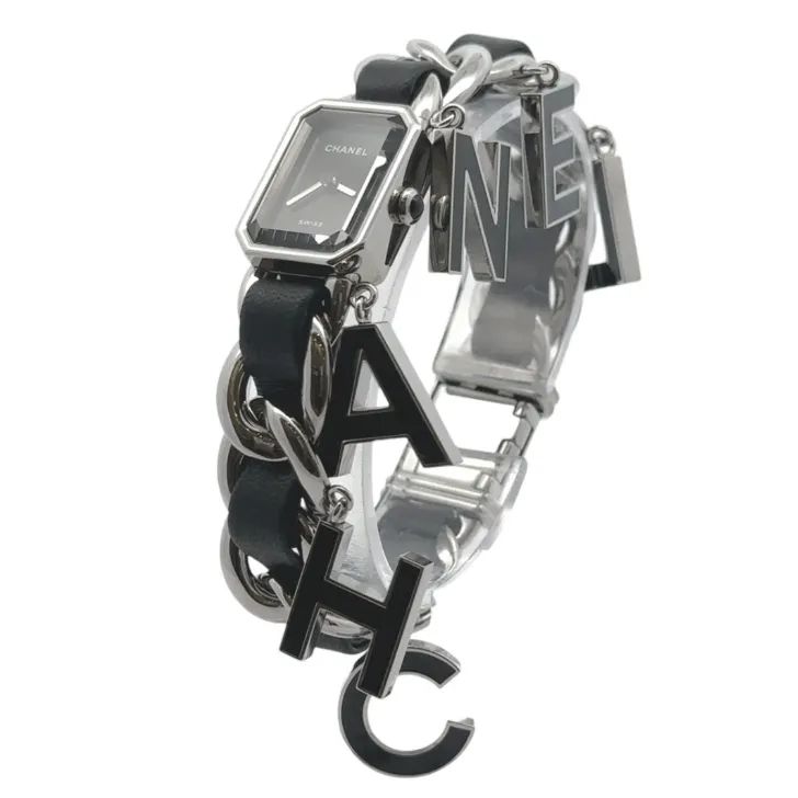 ★美品★【CHANEL】★プルミエールL レザー　クォーツ★バッテリー交換済★ シャネル CHANEL｜プルミエール｜クォーツ・1980年代製