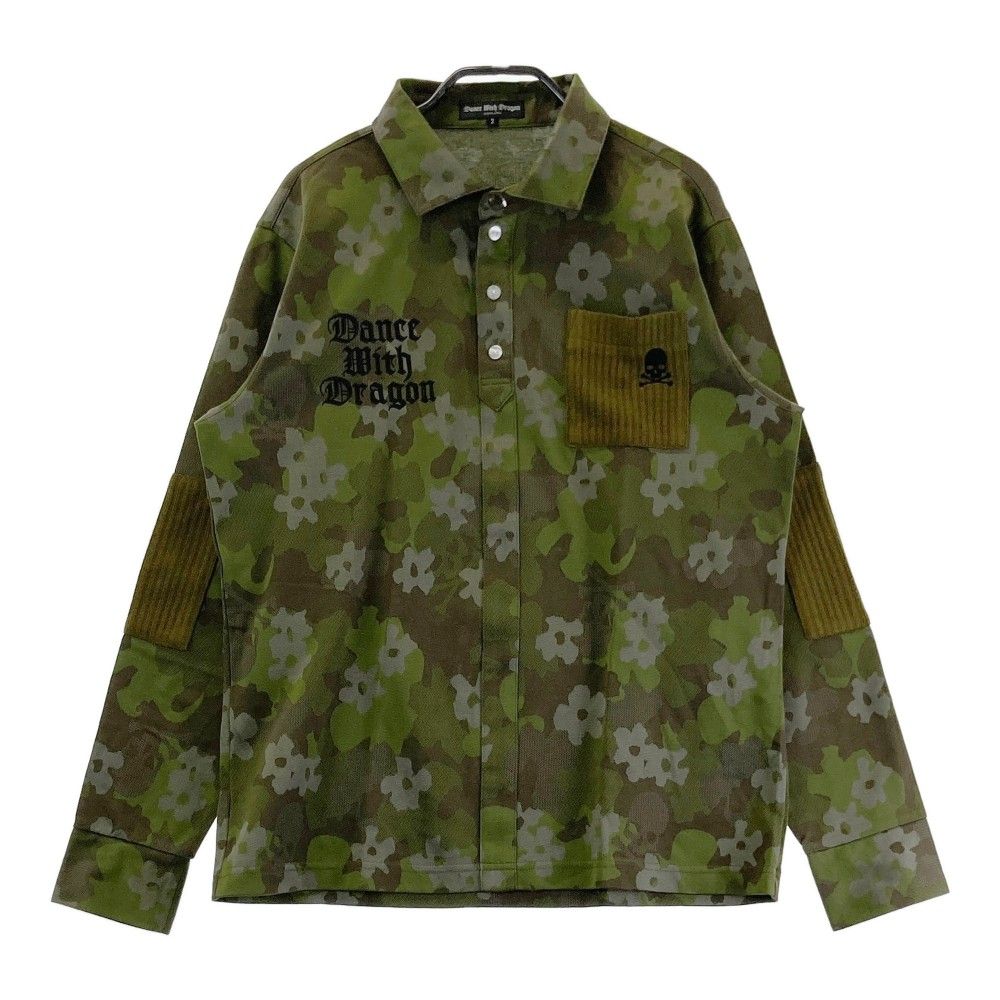 サイズ：3 DANCE WITH DRAGON ダンスウィズドラゴン 長袖ポロシャツ