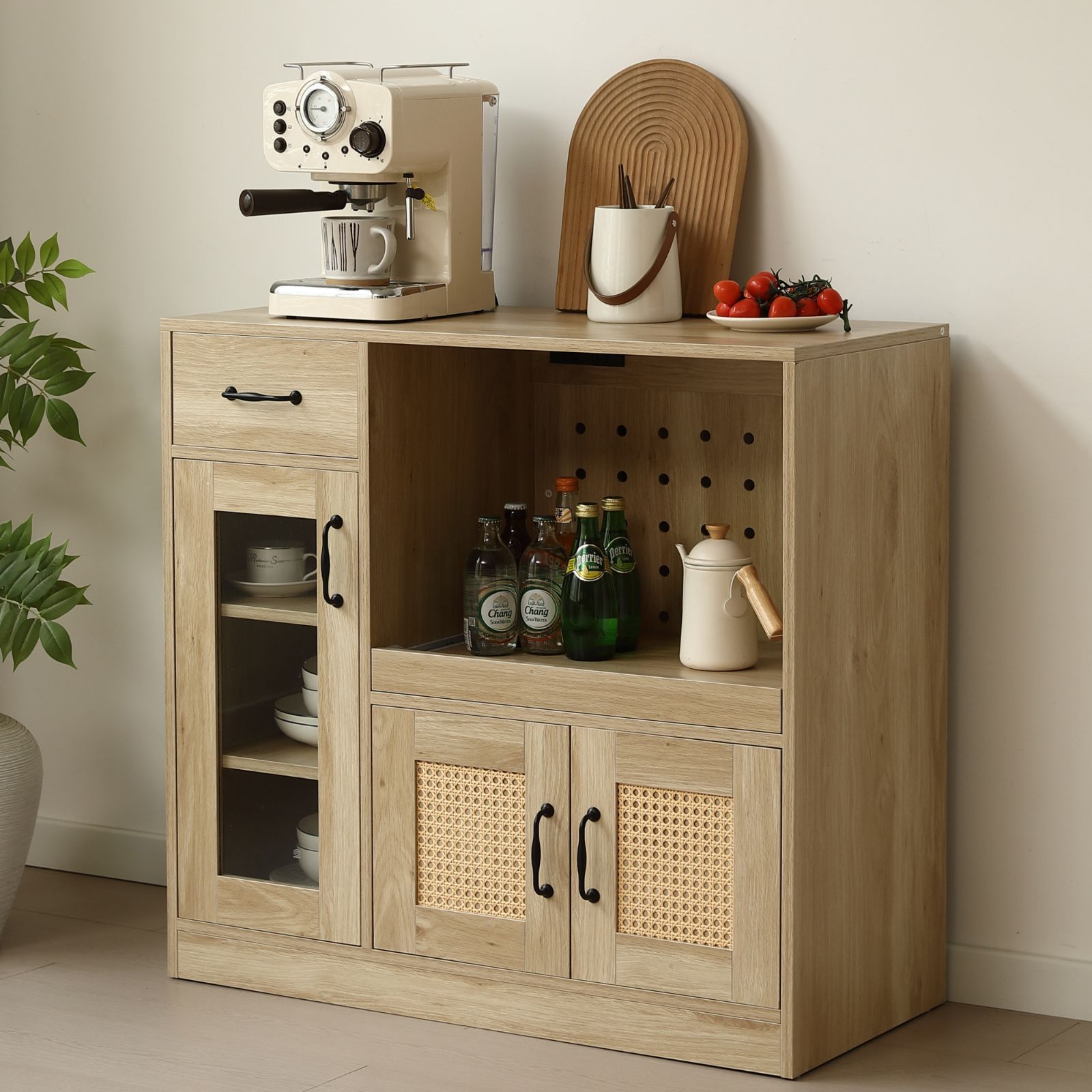 ロータイプ キッチンラック