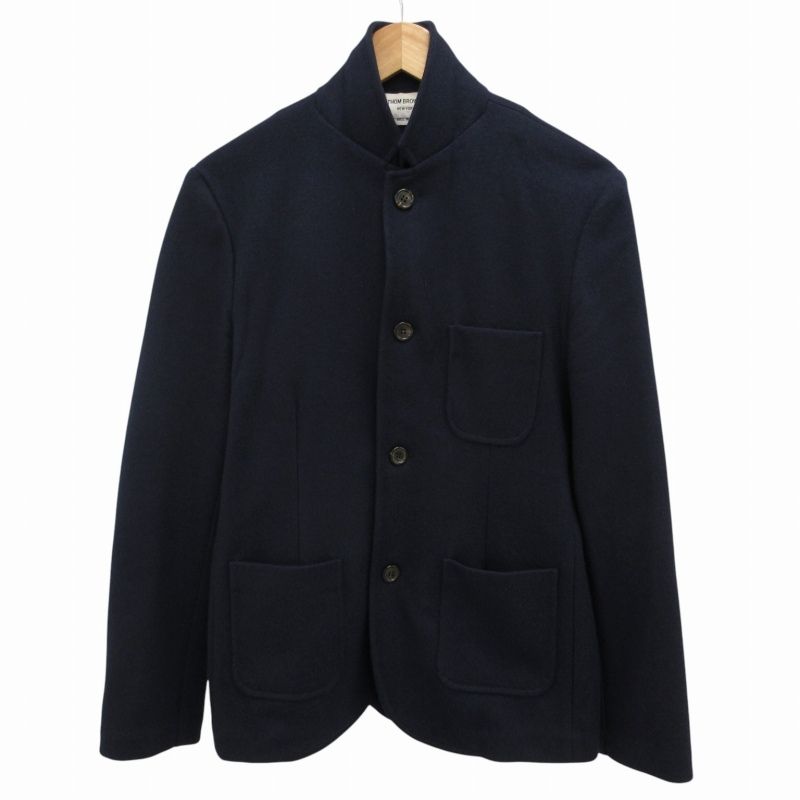 トムブラウン THOM BROWNE ネイビー ブレザー サイズ2 トムブラウン
