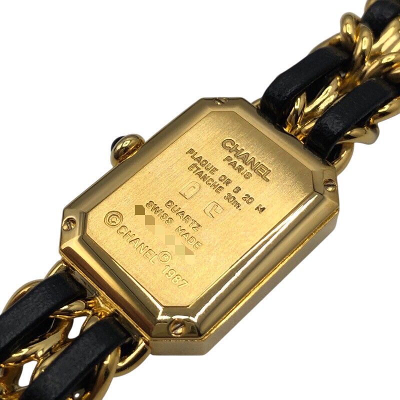 シャネル プルミエール H0001 GP レディース CHANEL シャネル プルミエール M 腕時計 GP H0001 クオーツ