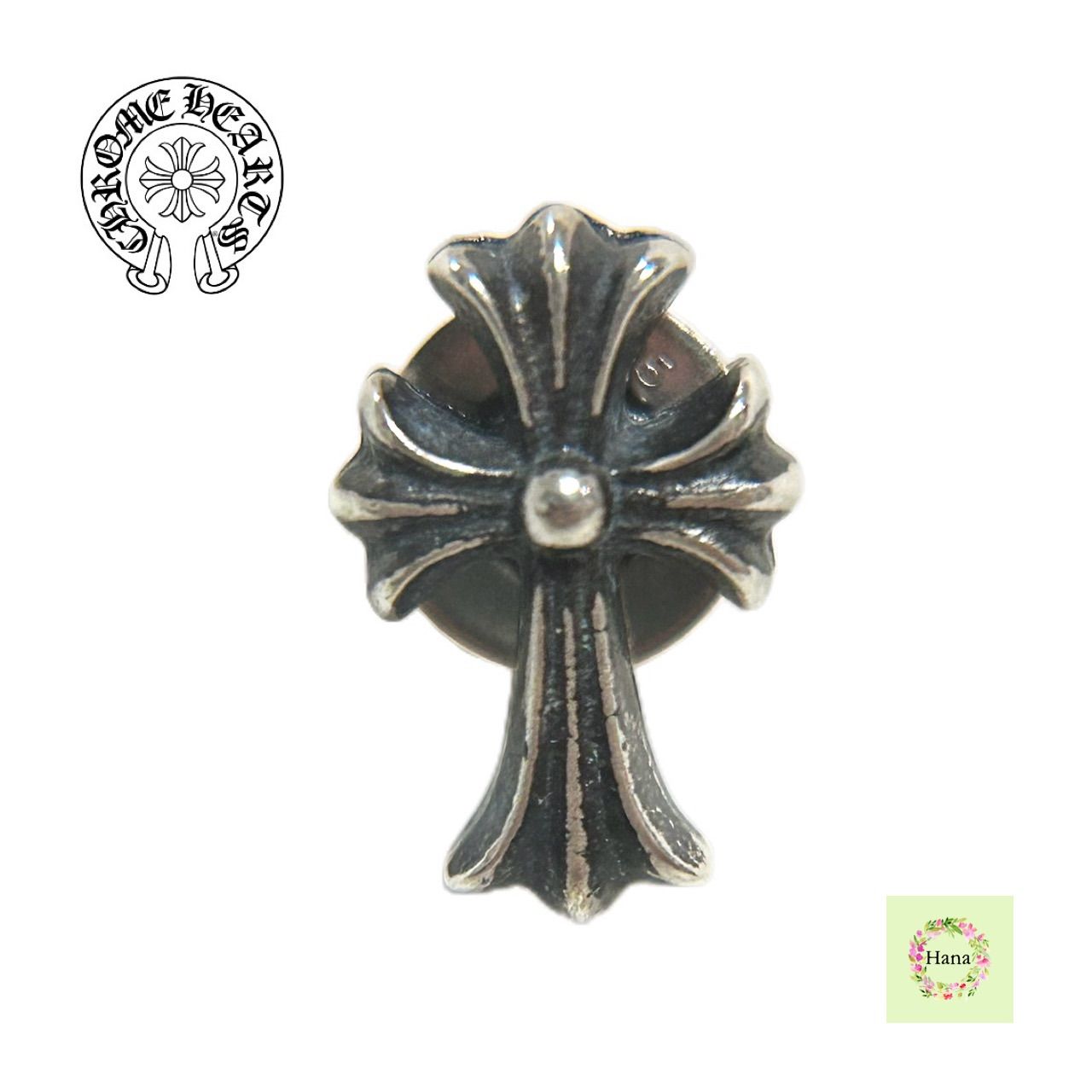 CHROME HEARTS クロムハーツ シルバー ピアス スタッド CH クロス ERNG|PC STUD CH CRS 2 FAT SLV 0.89g 保証書無修正 プレゼント