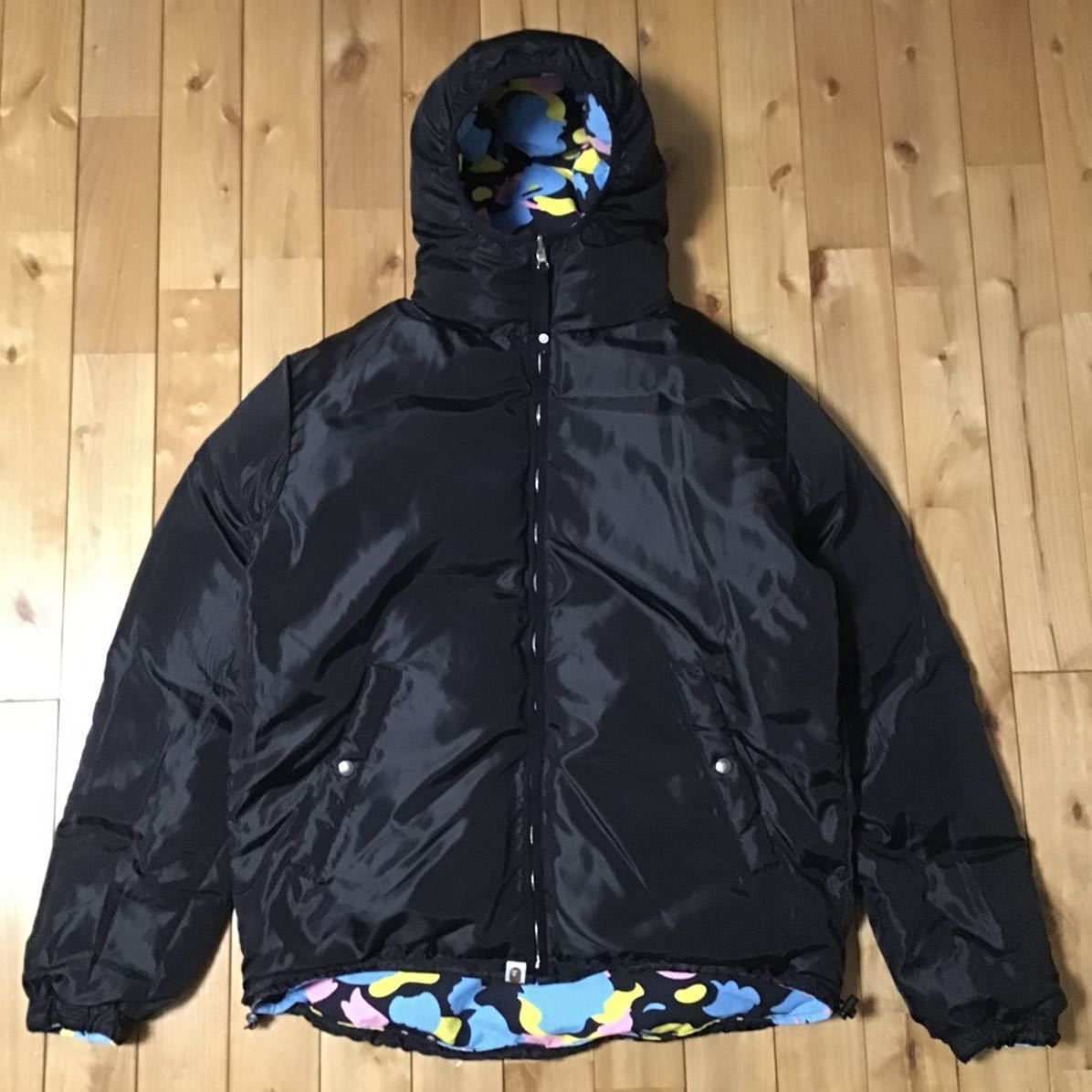 APE マルチカモ リバーシブルダウン L APE マルチカモ リバーシブルダウン L