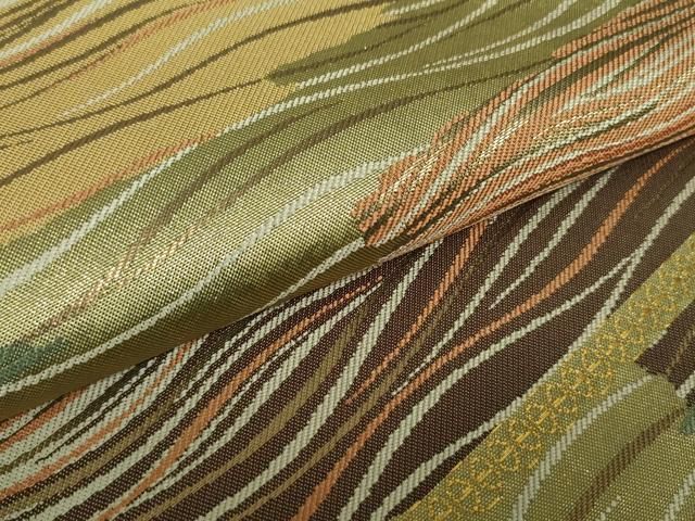 平和屋着物○皇室献上作家 北出与三郎 六通柄 本袋帯 正倉院樹波洗雲文