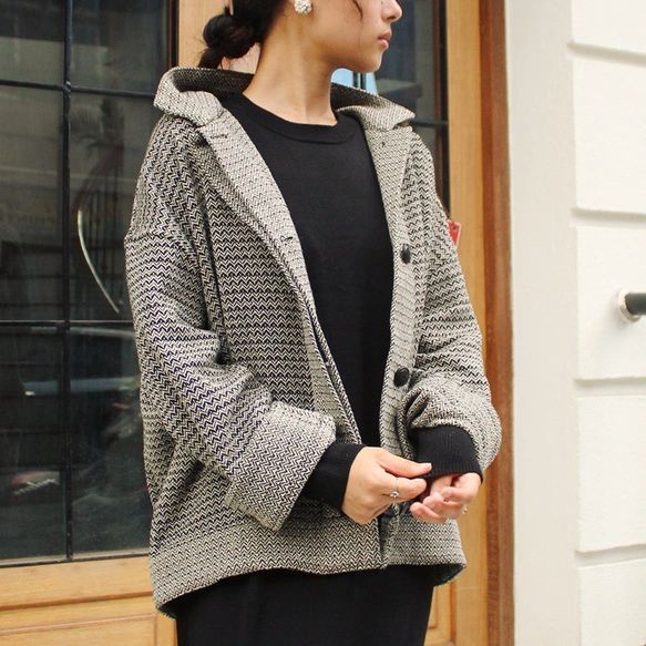 ジャガード バイカラー