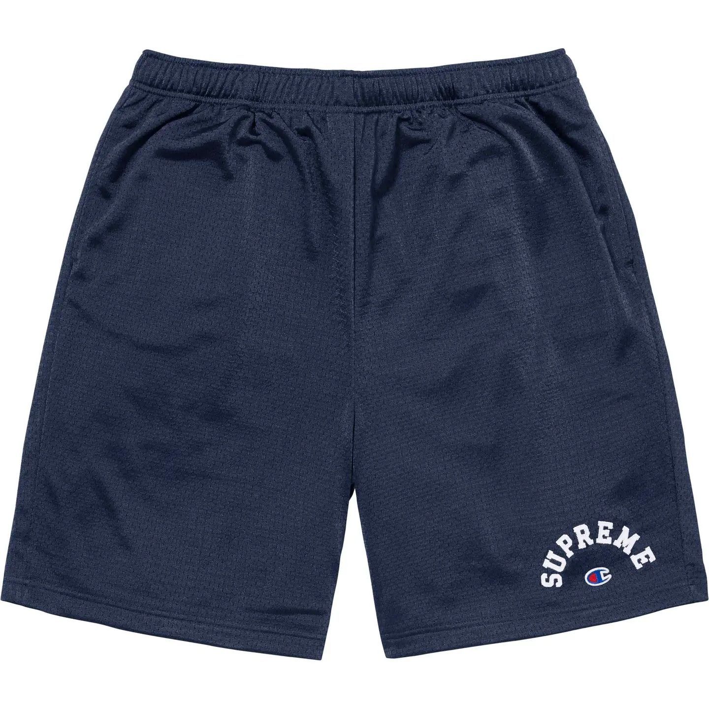 24SS Supreme® x Champion®｜シュプリーム チャンピオン Mesh Short メッシュ ショートパンツ Navy メルカリ