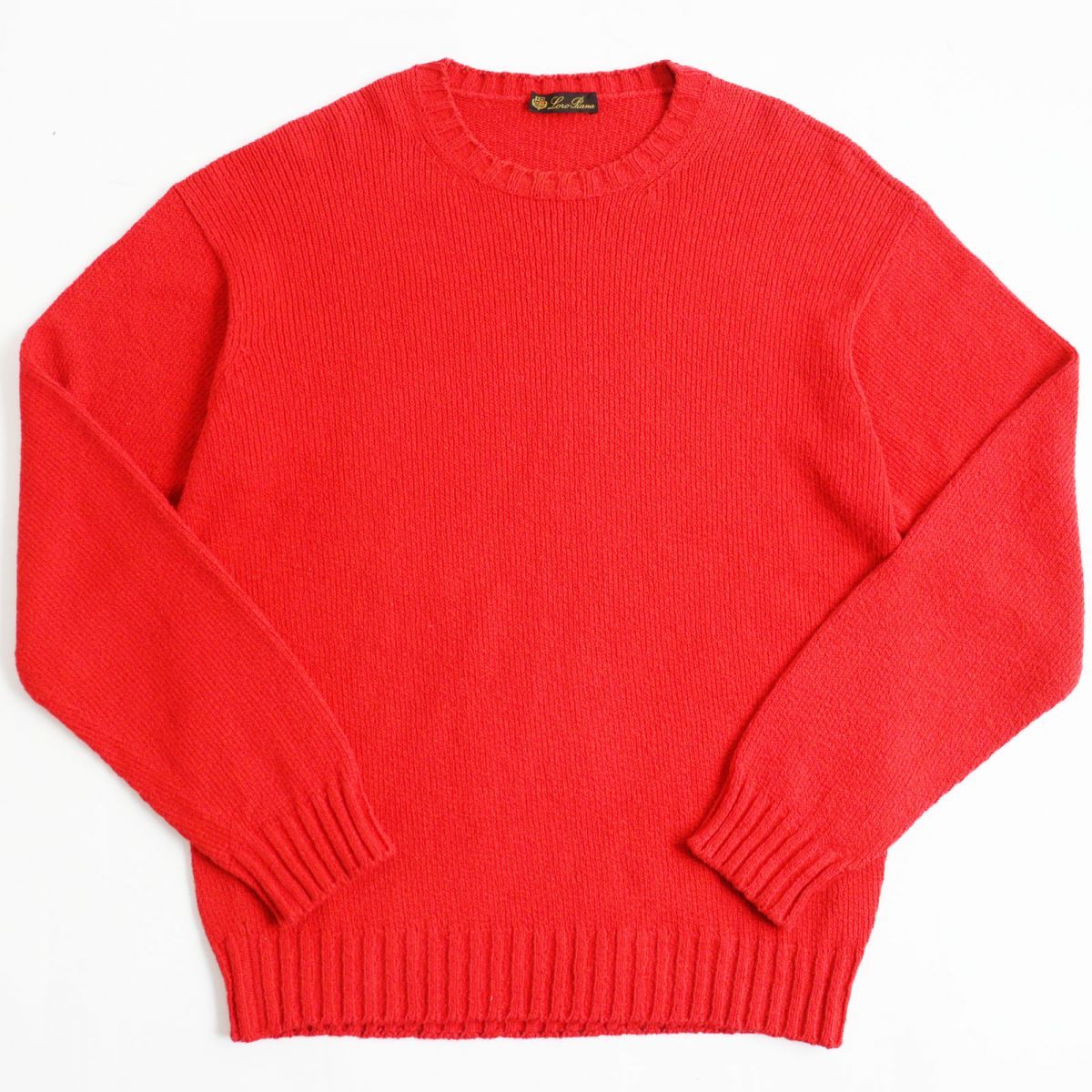 Loro Piana レッド コットンセーター Loro Piana レッド コットンセーター