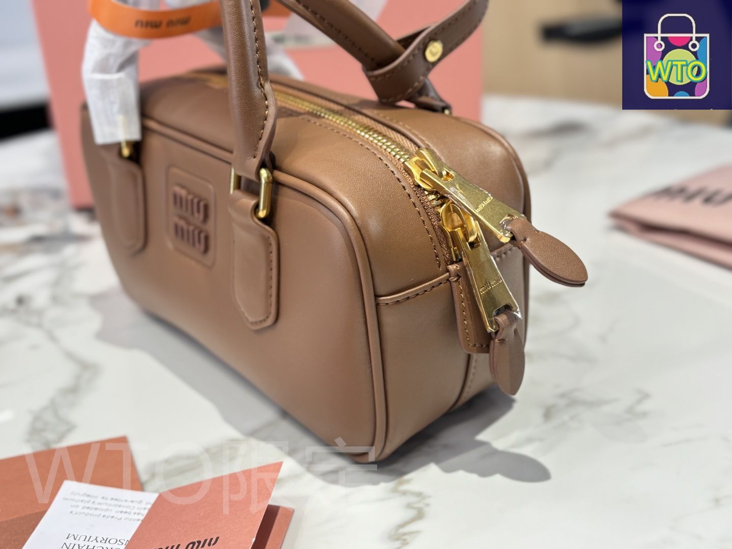 今日特価】Miu Miu Bowling Bag ミュウミュウ ボーリング バッグ