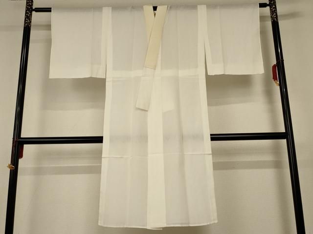 平和屋着物＊夏物 長襦袢 絽 鳥の子色 正絹 AABC6910jd