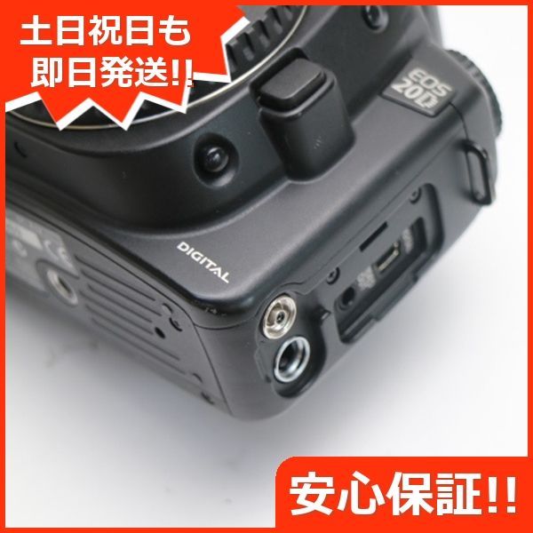 超美品 EOS 20D ブラック ボディ 即日発送 デジ1 Canon デジタルカメラ 