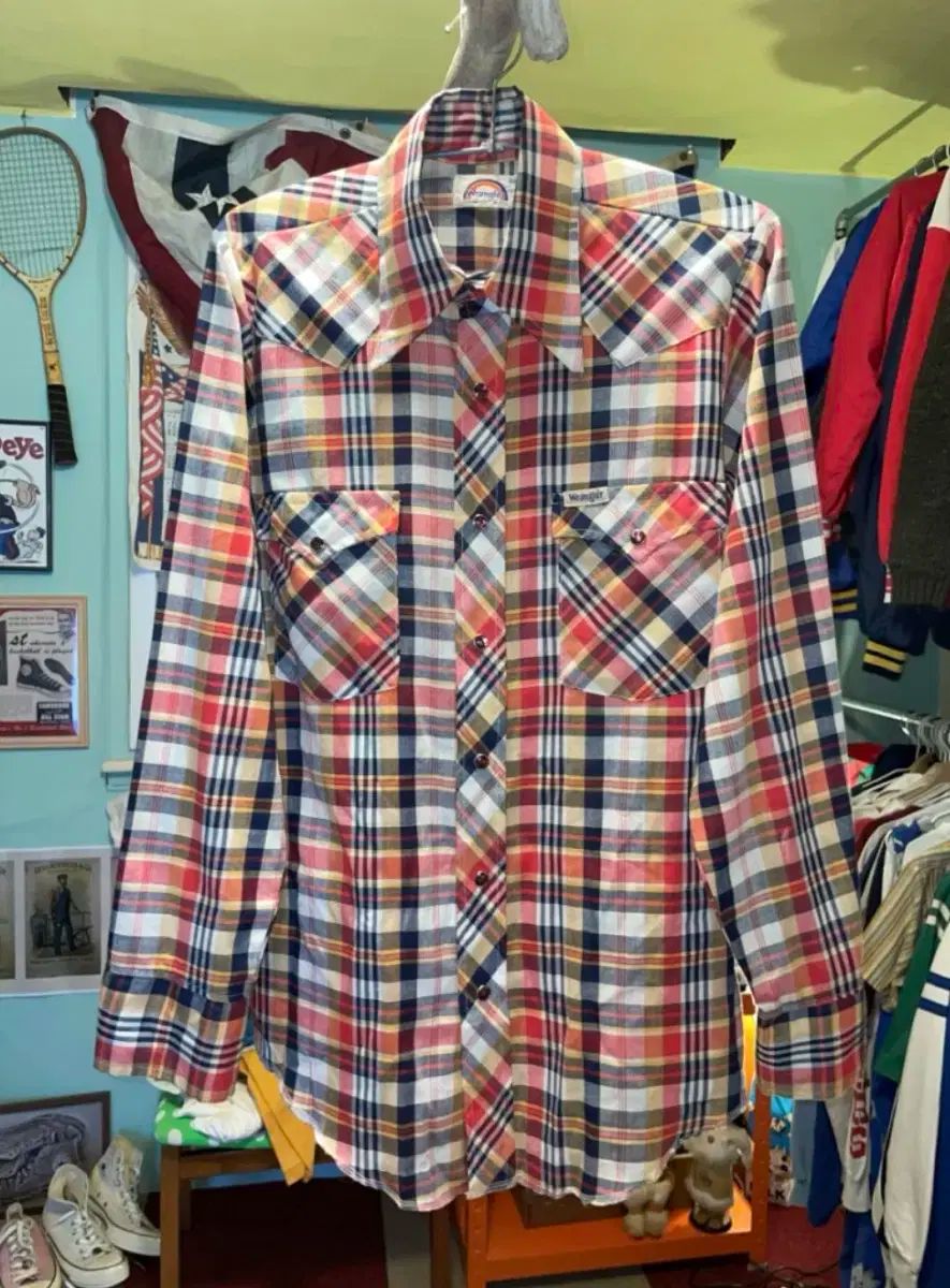 1970 s Vintage Wrangler Western Shirt