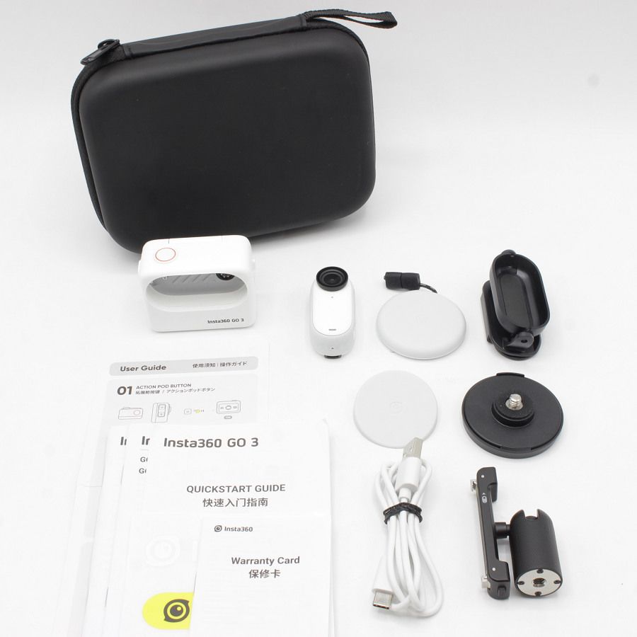 美品】Insta360 GO 3 64GB CINSABKA_GO301 コンパクト アクション