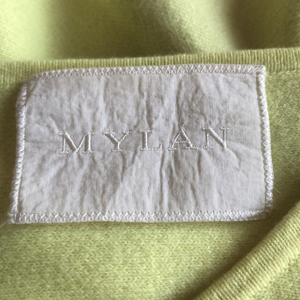 MYLAN(マイラン) 長袖セーター レディース - ライトイエロー Vネック  