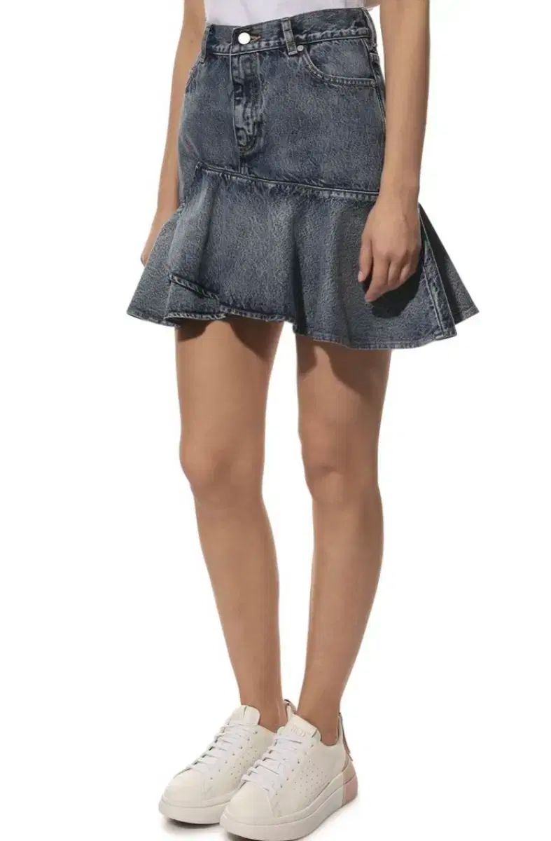 VALENTINO Valentino ヴァレンティノ フリル デニム スカート