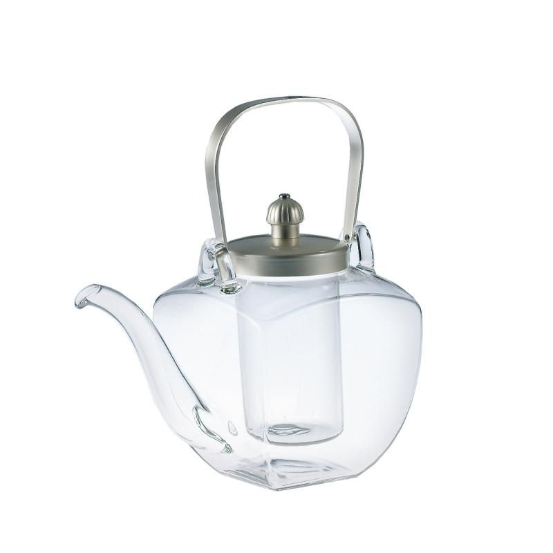 廣田硝子 角ちろり 銀ソフト 450ml 154-SLF