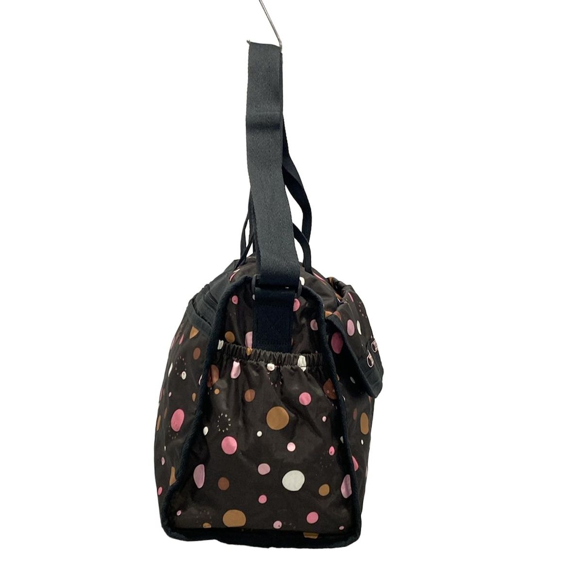 LESPORTSAC レスポートサック ボストンバッグ - カーキ×マルチ ドット柄