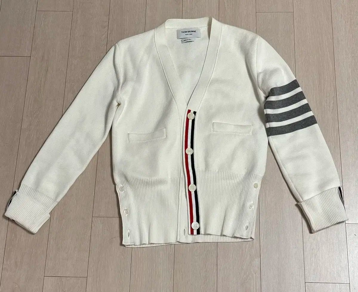 Thom Browne トム ブラウン ミラネーゼステッチ カーディガン 白 36