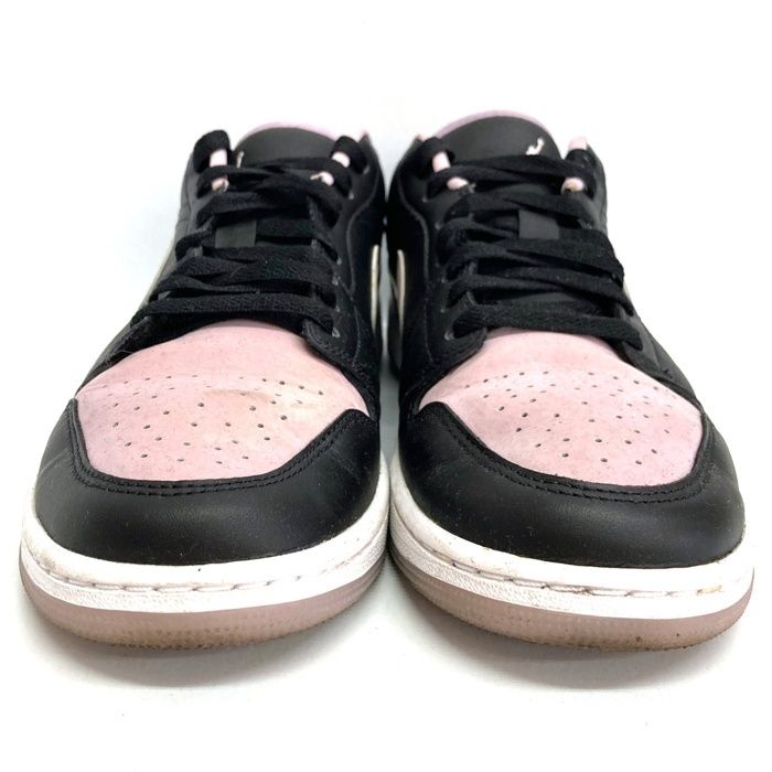 Nike Air Jordan 1 Low ブラック/パープル　27cm Nike Air Jordan 1 Low - Black & Purple Plaid - Lace Charms