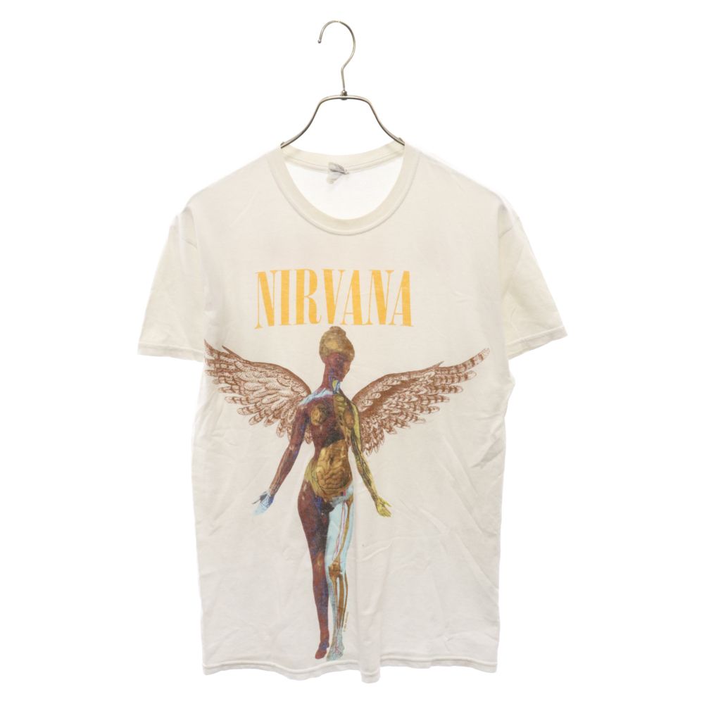 VINTAGE (ヴィンテージ) 00s VINTEGE NIRVANA IN UTERO TEE ニルヴァーナ インユーテロ 両面プリント半袖Tシャツ カットソー ホワイト ヴィンテージ
