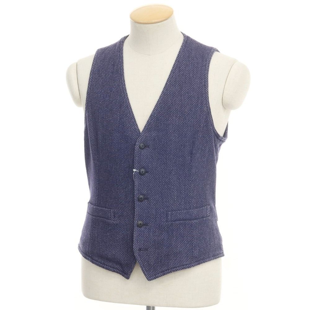 中古】ラルディーニ LARDINI ウールポリエステル ジレベスト パープル 