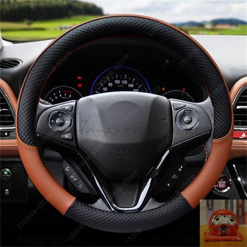 レザーハンドルカバー スバル WRX S4 VAG ステアリングホイール