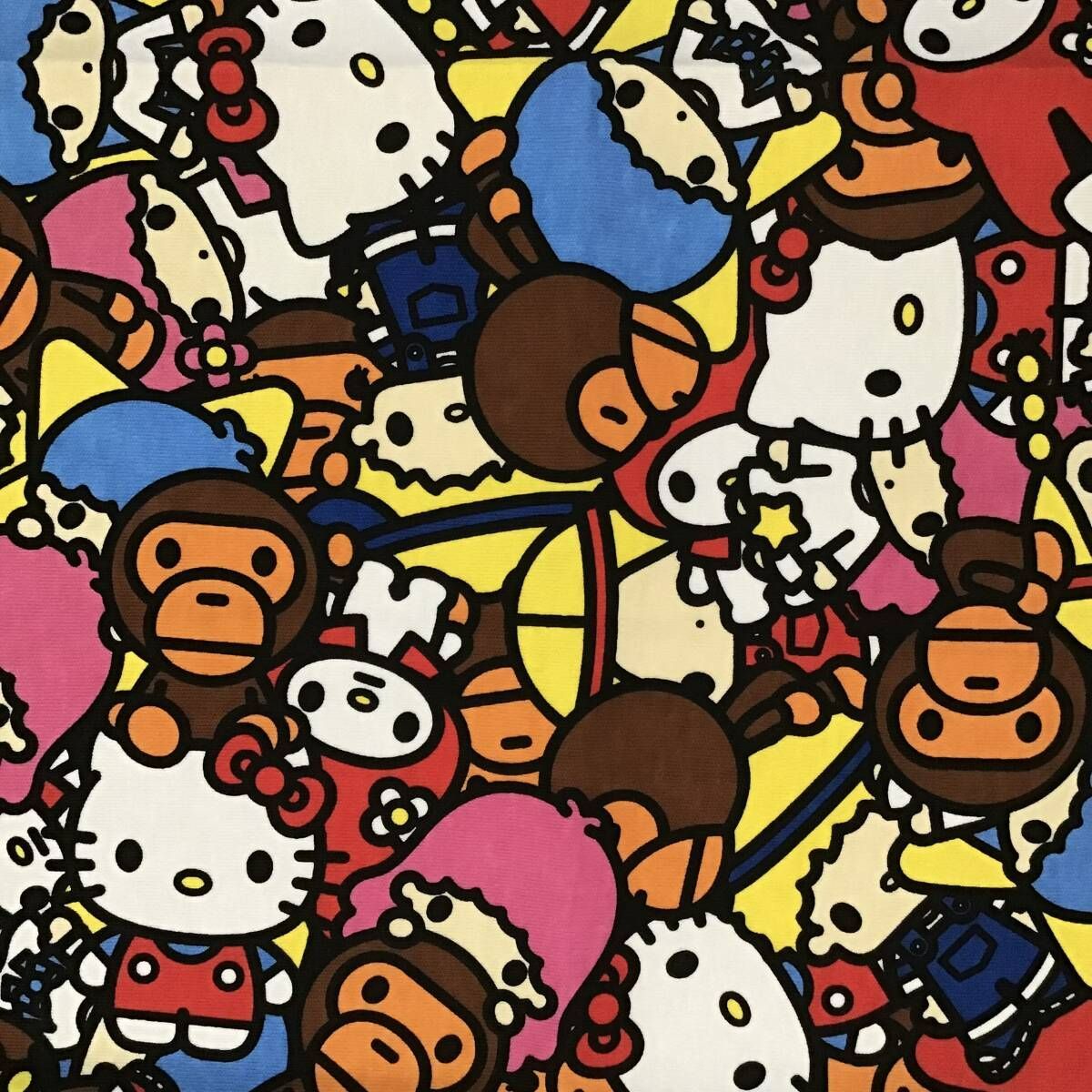 2010年 サンリオ キティ マイロ ランチョンマット a bathing ape BAPE エイプ ベイプ マイメロディ sanrio kitty milo NIGO