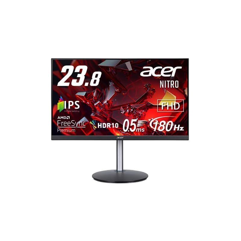 Acer Nitroゲーミングモニター 23.8インチ 180Hz 0.5ms Acer Nitroゲーミングモニター 23.8インチ 180Hz 0.5ms