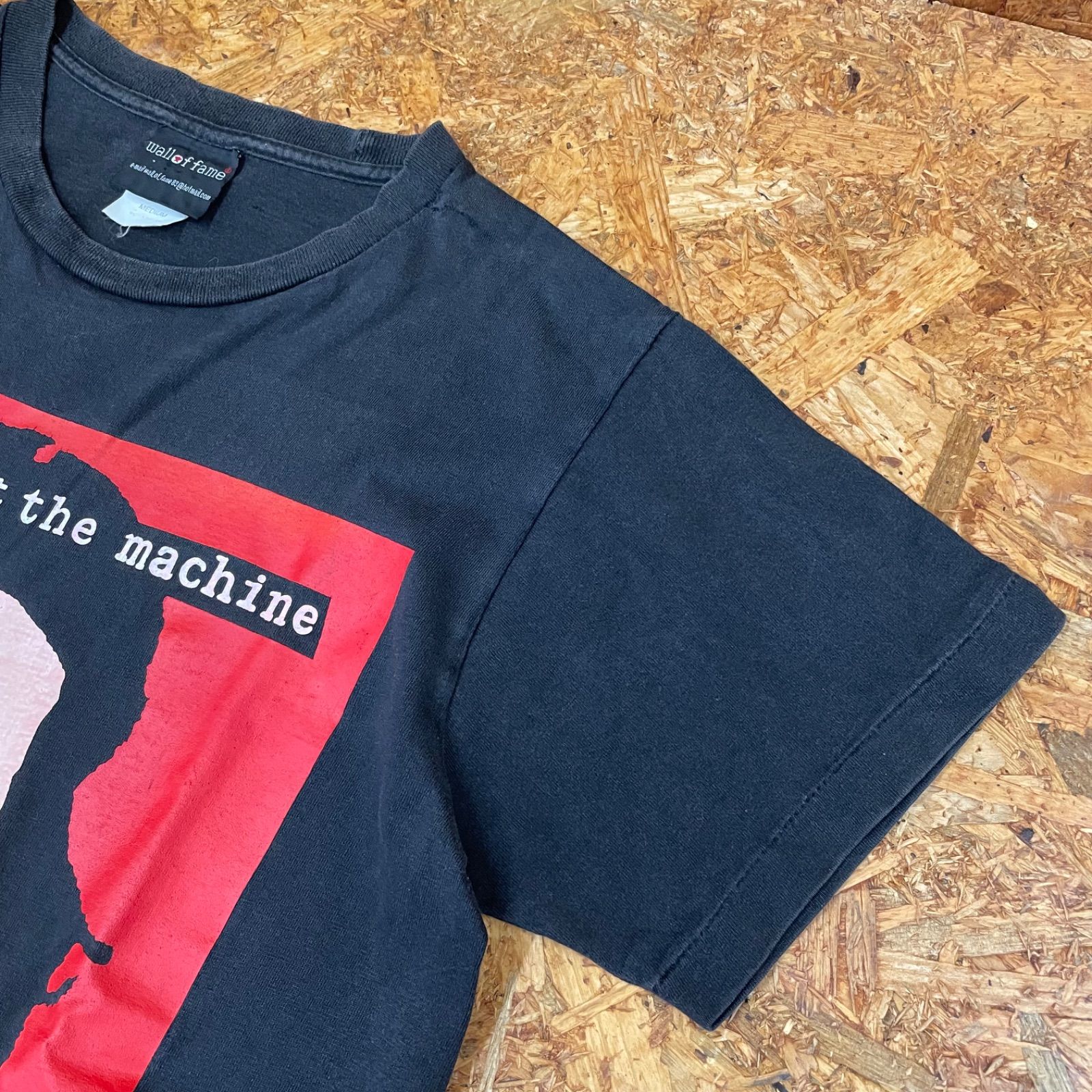 90s wall of fame製 Rage Against the Machine Tシャツ M ブラック 90 