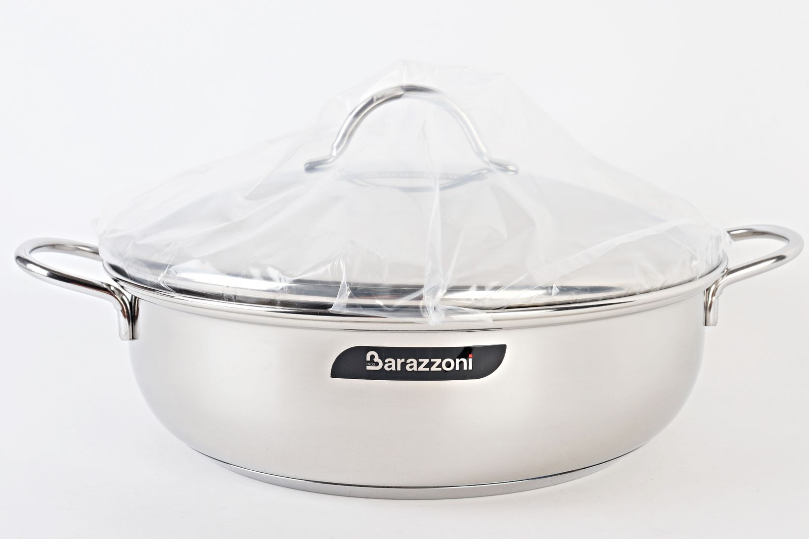 Barazzoni 両手鍋 ステンレス ?28×H10cm ローキャセロール MY POT 160004028 Barazzoni 両手鍋 ステンレス ?28×H10cm ローキャセロール MY POT