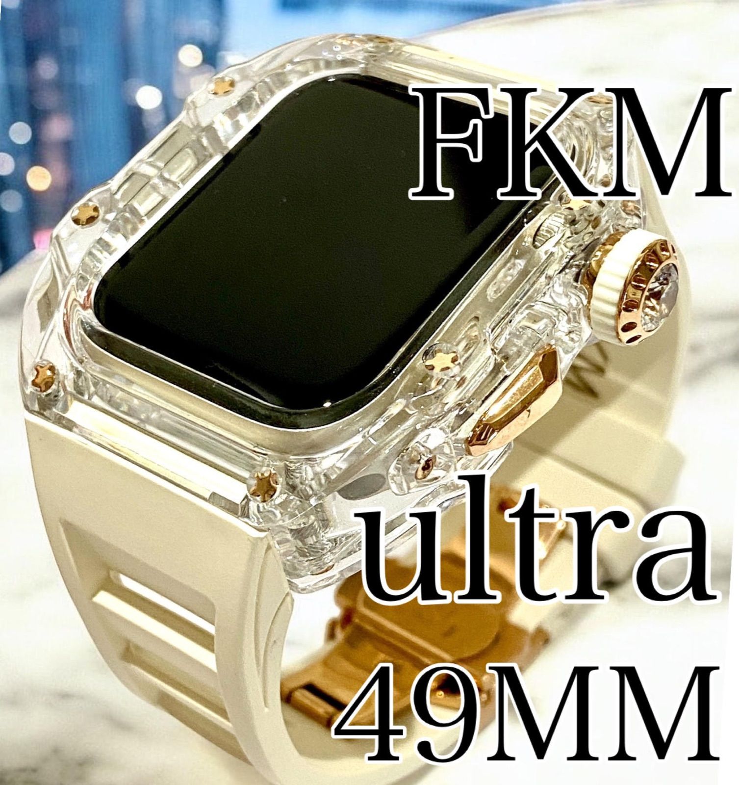 アップルウォッチバンド ラバーベルト カバー Apple Watch