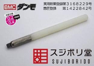 【在庫処分】0.4mm 0.2mm 段落ち幅 BMCダンモ スジボリ堂